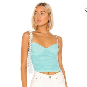 Superdown Blue Cami Top